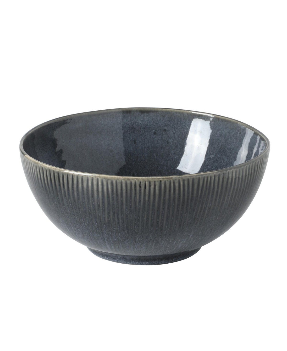 Gibson Home Sandy Pines 4 Piece Nesting Bowl Set, 4", 5.5", 7" and 9" Round Reactive Stoneware Bowls, Mixing, Prep Serving Bowls