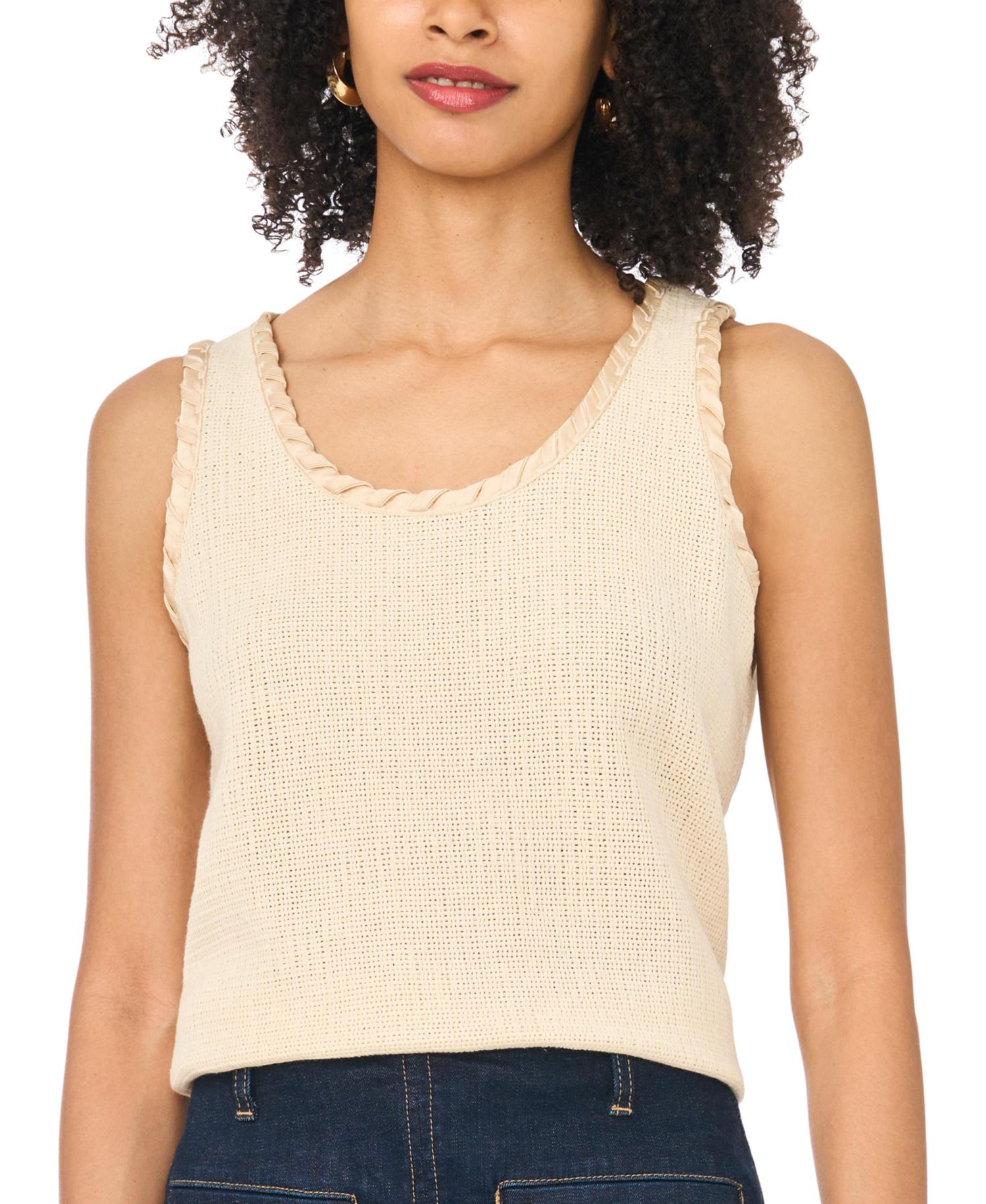 Women's Cotton Scoop Neck Tank Top