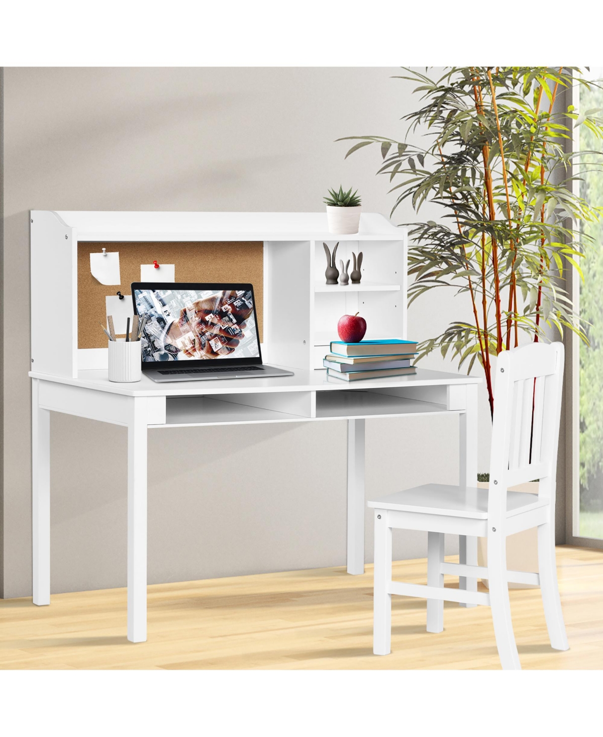Costway Kids Desk & Chair Set Study Writing Desk
