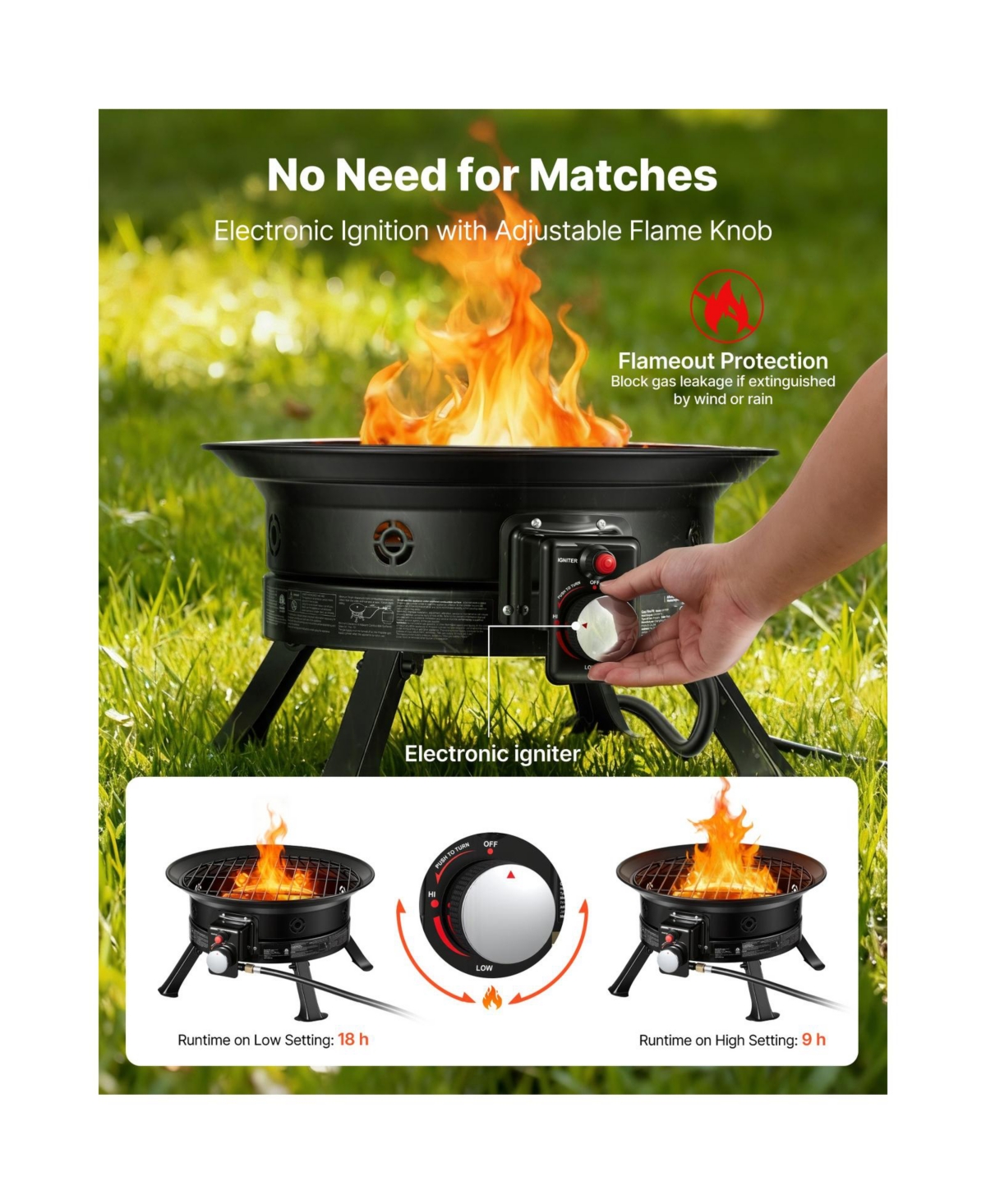 Cozito Propane Fire Pit