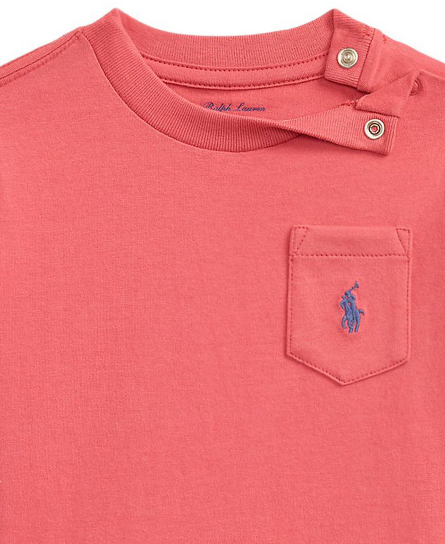 Baby Boys' Cotton Jersey Pocket T-Shirt