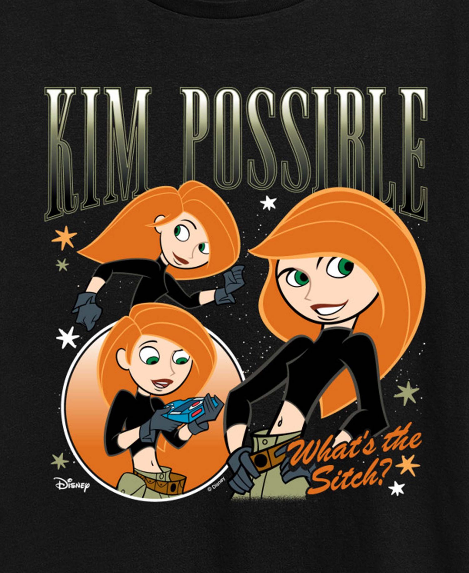 Plus Size Kim Possible Collage Graphic T-Shirt