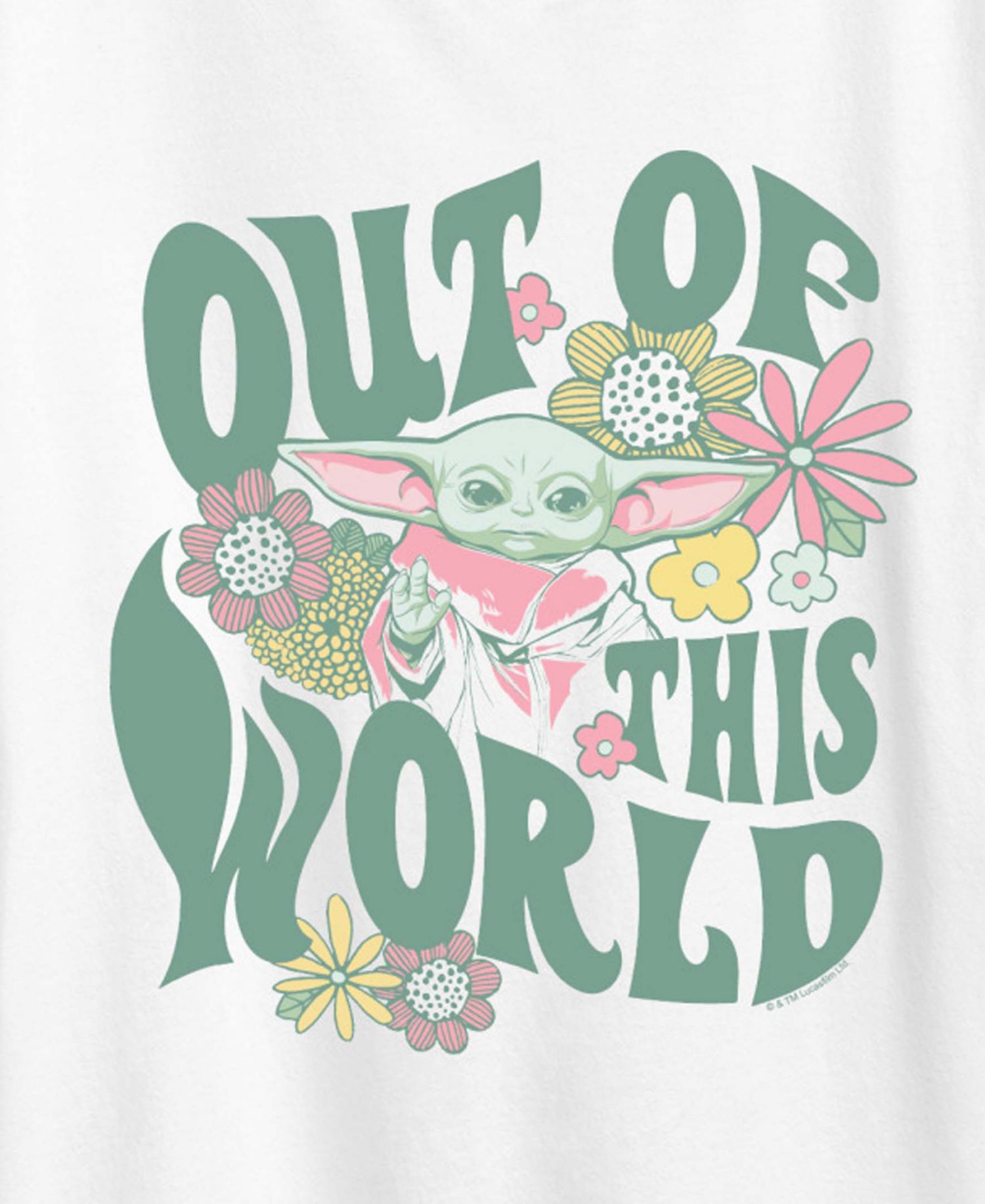 Plus Size The Mandalorian Out of This World Grogu Graphic T-Shirt