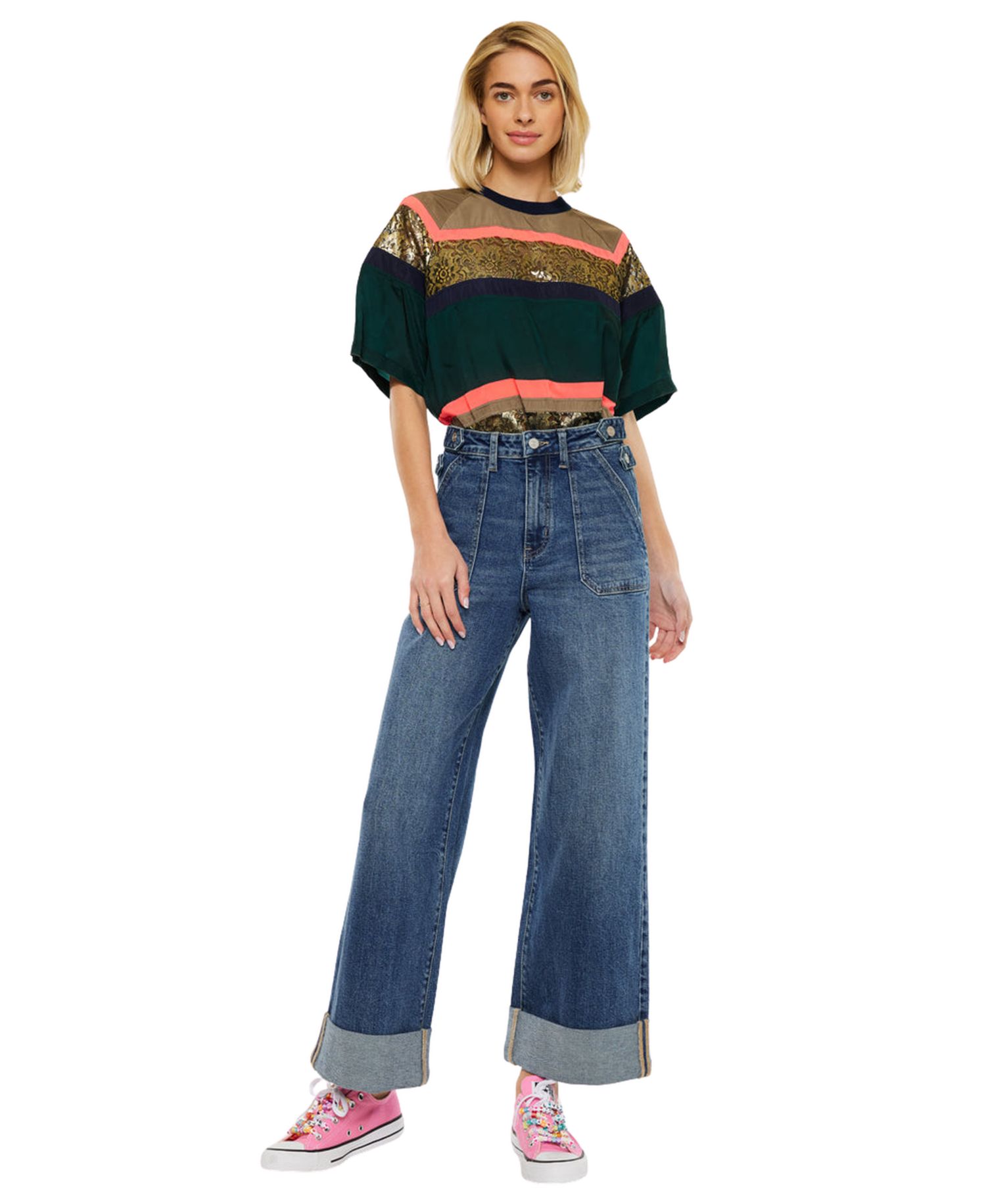Women's Haylee Ultra High Rise 90's Wide Leg Jeans