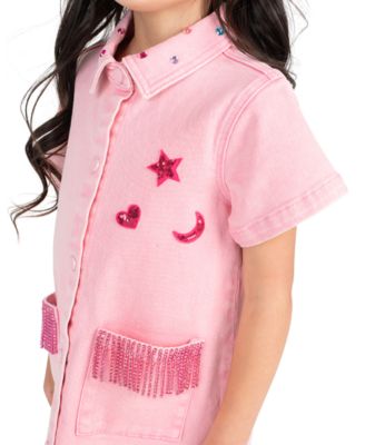 rare editions dress pink Rare Editions Girls 7-16 Pink Lace Cascade Maxi Dress, 10