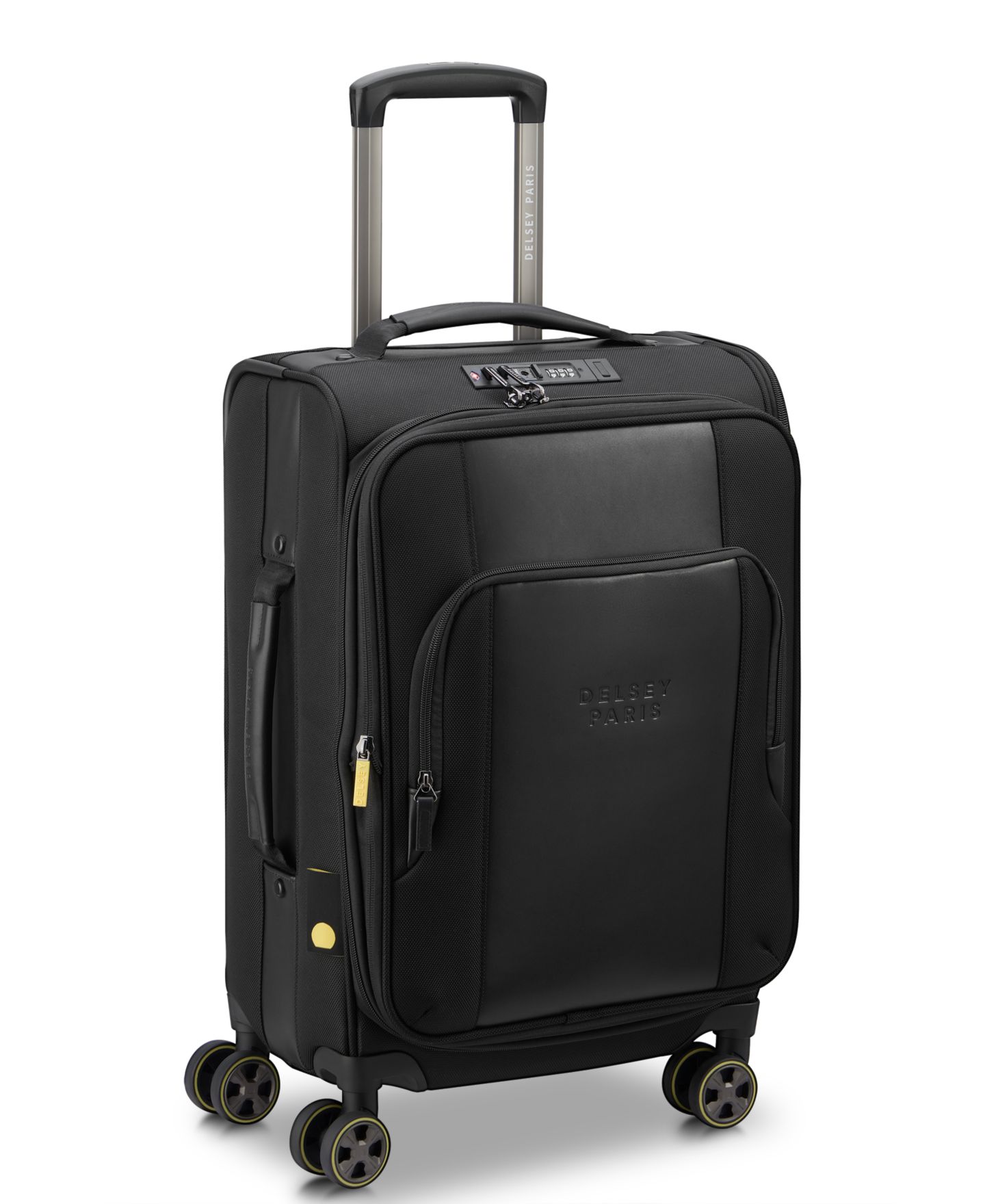 Чемодан Delsey Paris Wagram Expandable Carry-On Luggage, цвет: Чёрный — фото 1