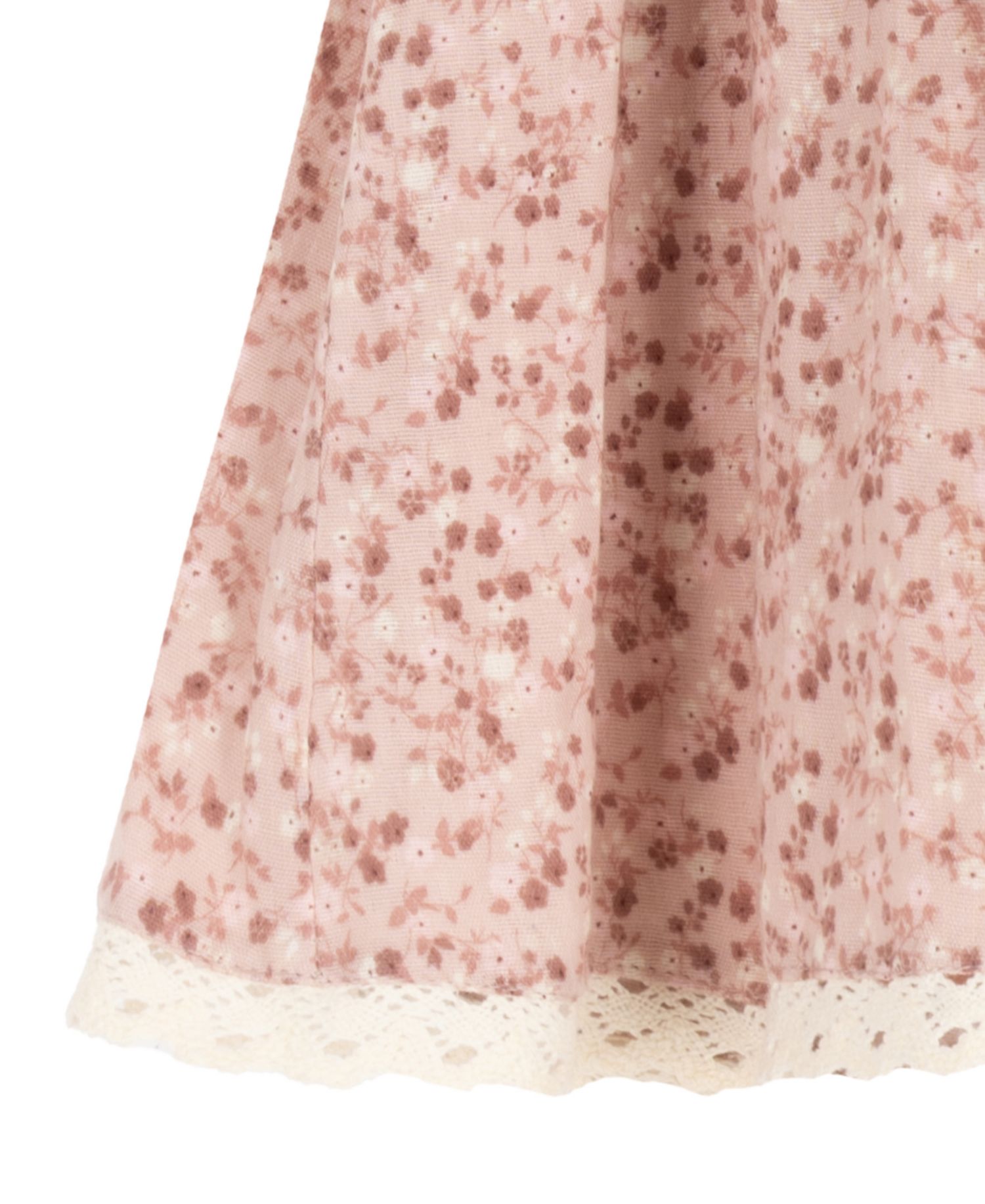 Baby Girls' Printed Cotton Voile Puff Sleeve Dress and Diaper Cover, 2-Piece Set