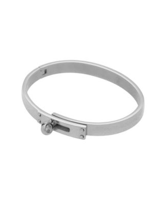 St Moran Tarnish-Resistant Silver Lock and Twist Voltaire Cuff Bracelet - Silver 94$