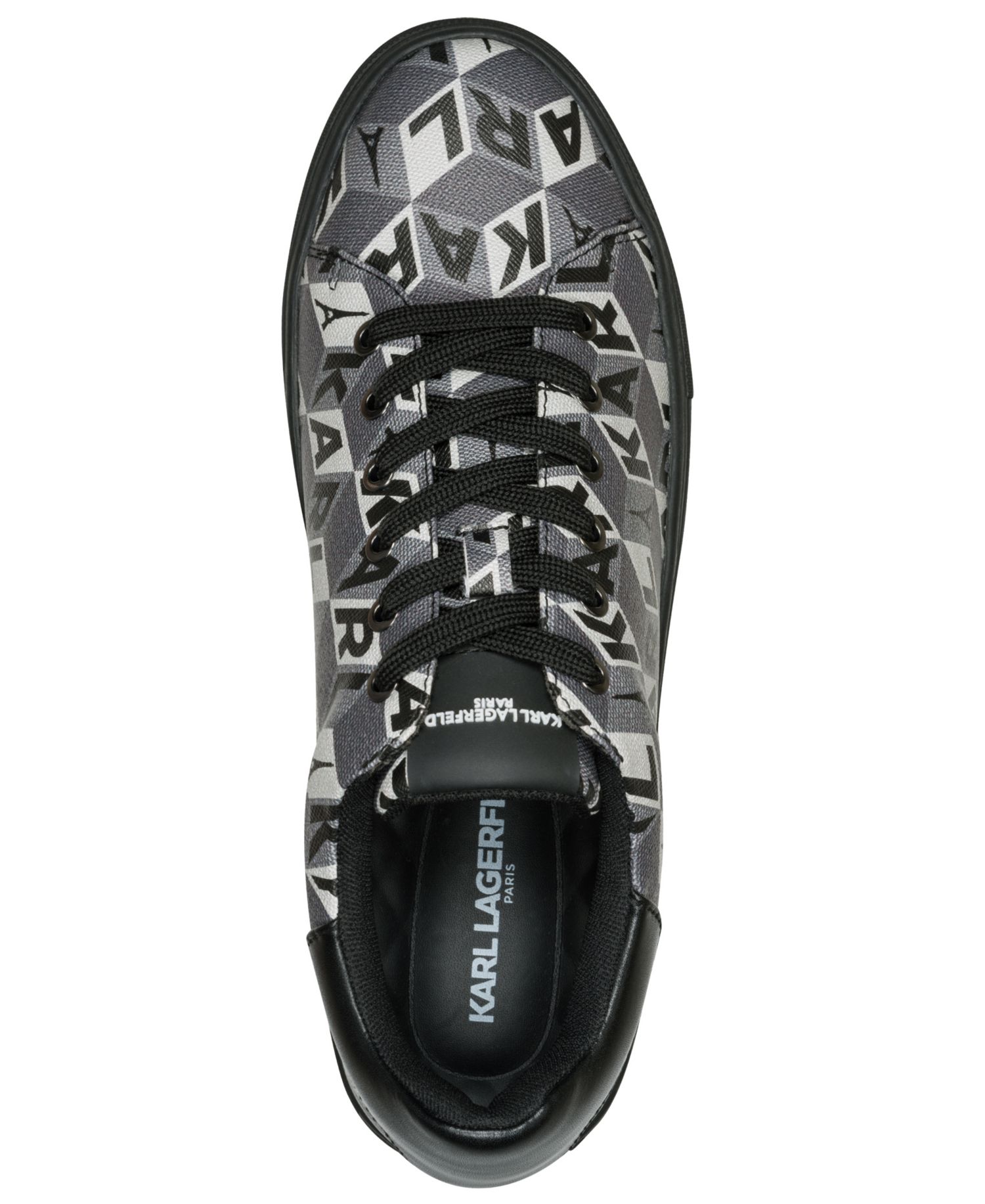Karl Lagerfeld Men's Michel Logo Lace-Up Sneakers