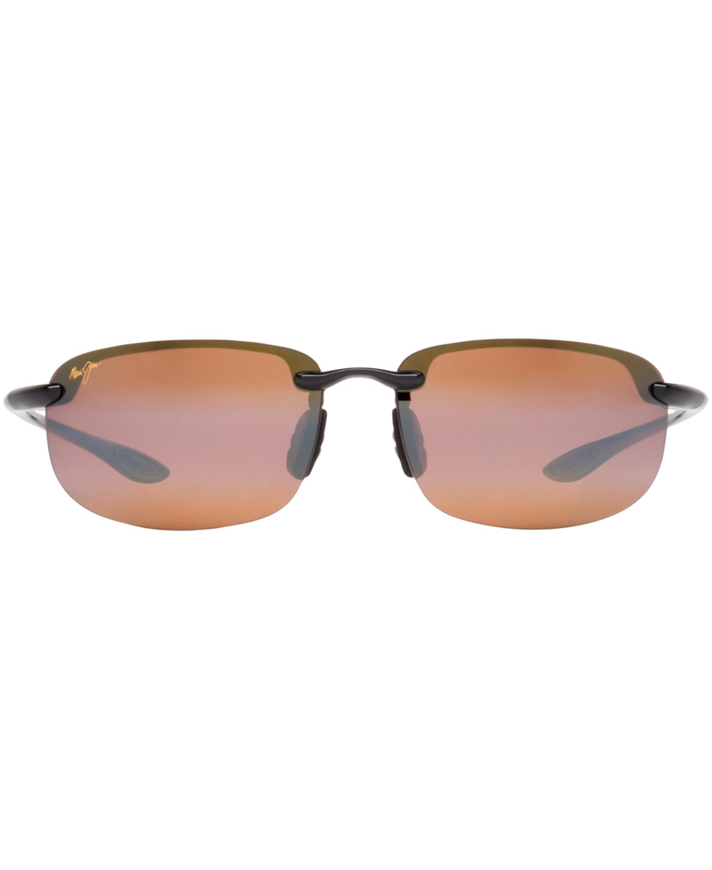 Женские солнцезащитные очки Maui Jim Hookipa Polarized Sunglasses, 407, цвет: Чёрный / Коричневый — фото 2