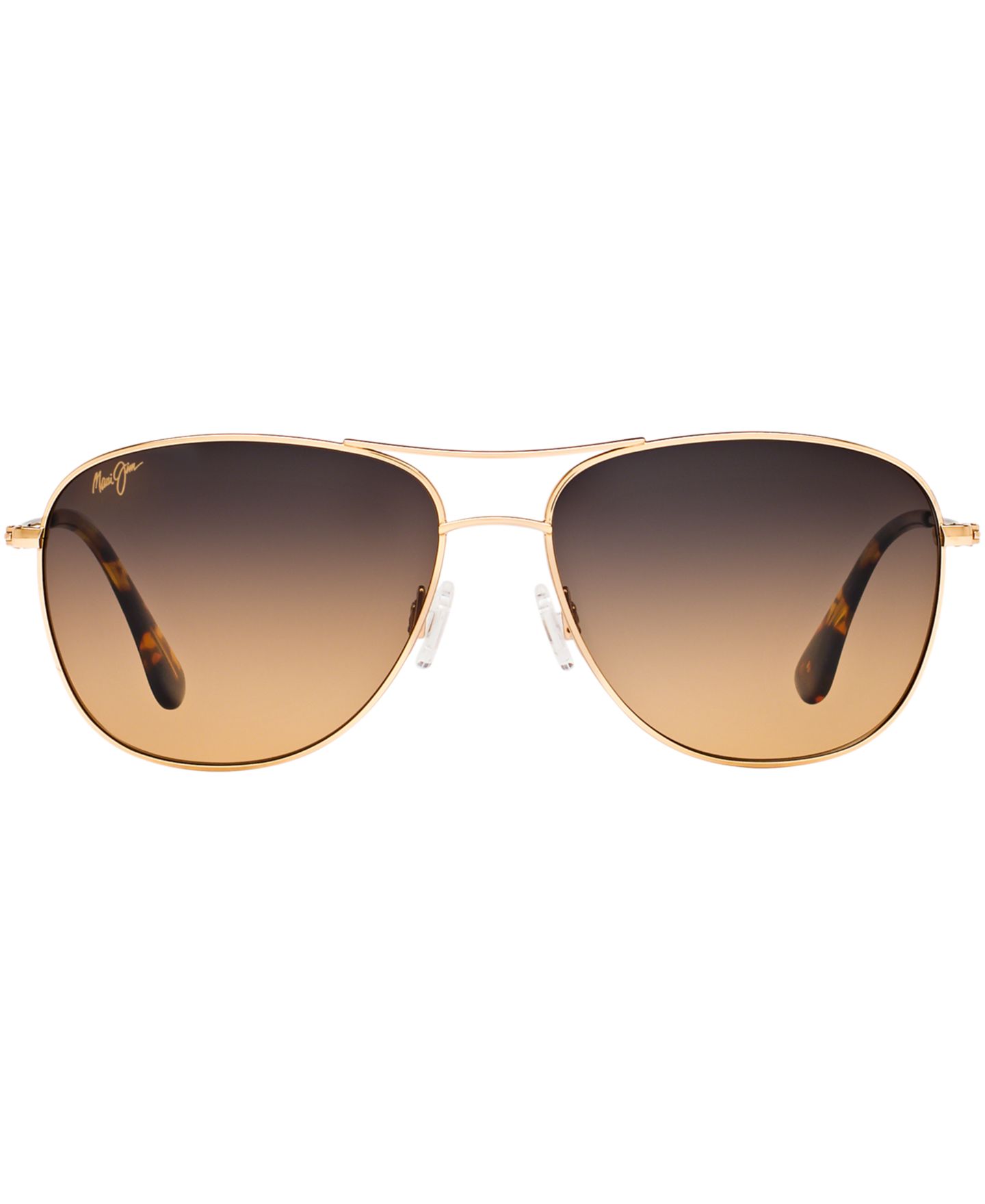Женские солнцезащитные очки Maui Jim Polarized Cliffhouse Sunglasses, MJ000360, цвет: Золотой / Коричневый — фото 2