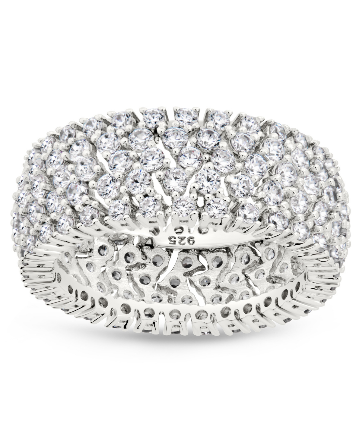 Sterling Forever Yvonne Cz Stacking Ring