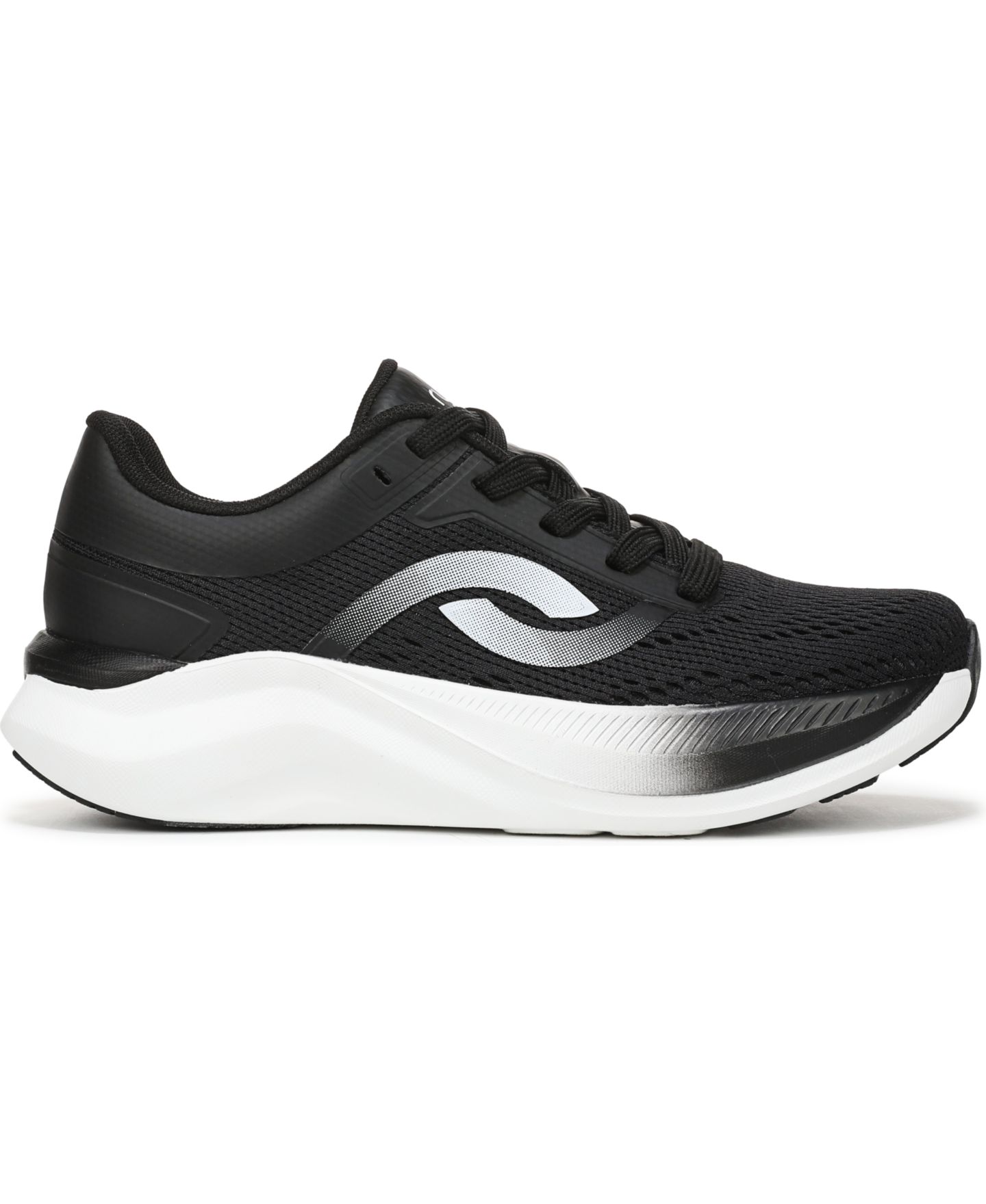 Женские кроссовки Ryka Convoy Lace-Up Walking, цвет: Чёрный сетчатый — фото 2
