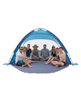 Beach Tent Sun Shelter, 8-Person Portable Canopy with Carrying Bag