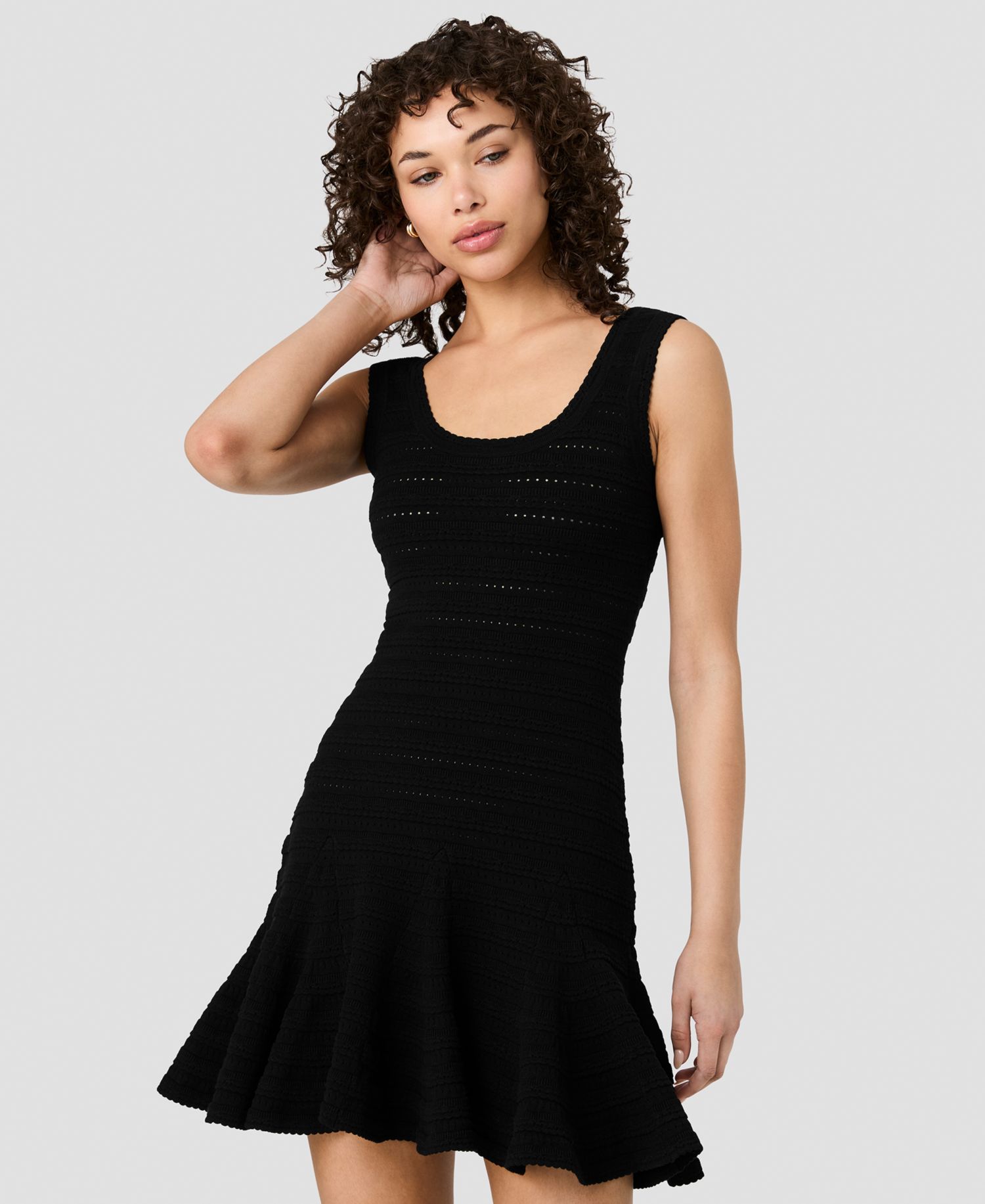 Women's Cecilia Pointelle Knit Sleeveless Dress