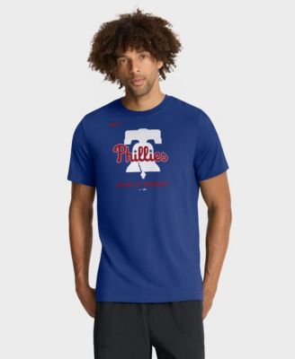 Men's Royal Philadelphia Phillies Tri-Blend Logo T-Shirt
