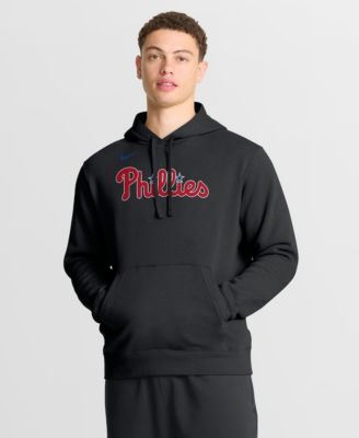 Men's Black Philadelphia Phillies Dri-Fit Club Hoodie