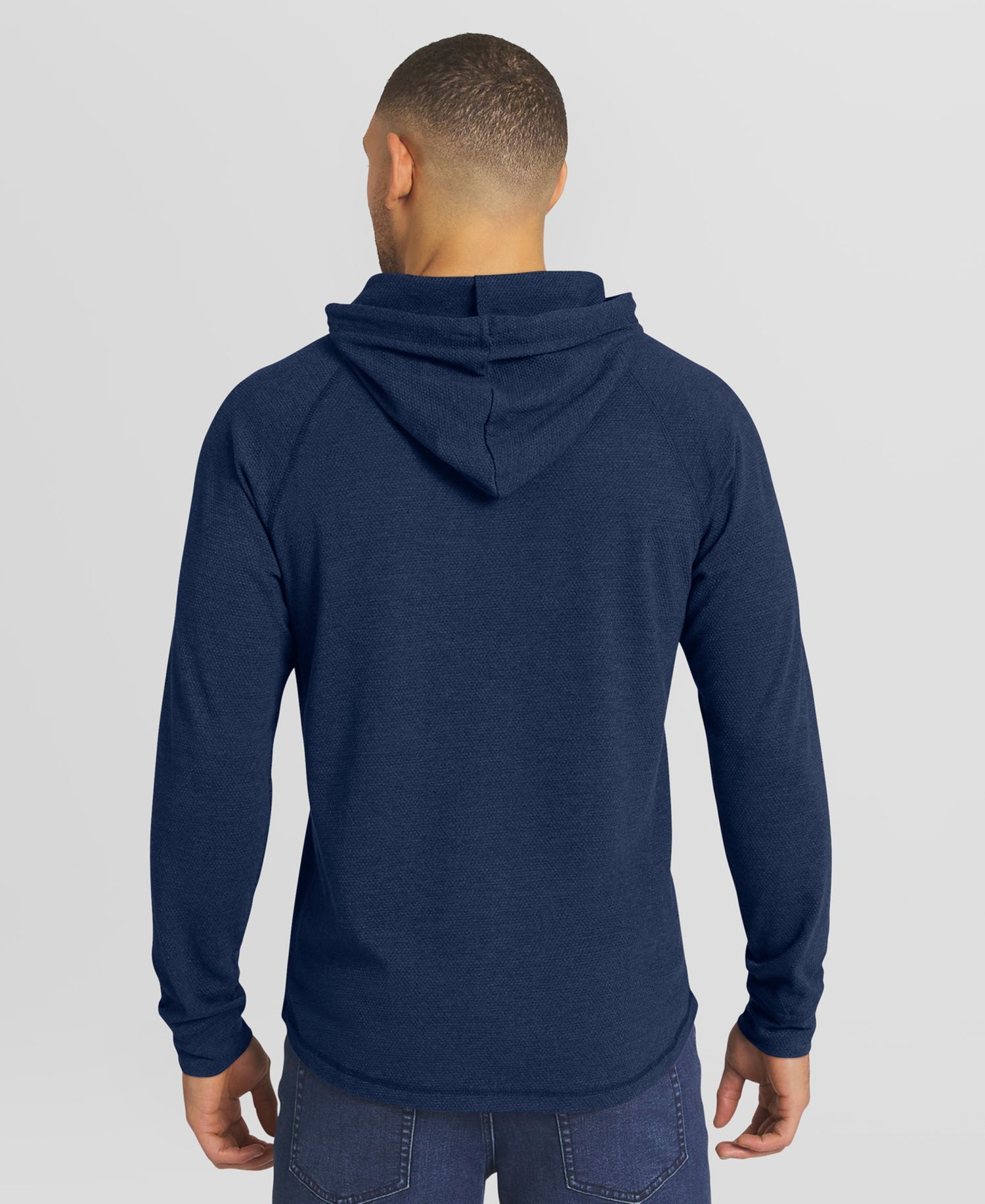 Darius Rucker Collection by Fanatics Men's Blue Detroit Tigers Raglan Hooded Long Sleeve T-Shirt