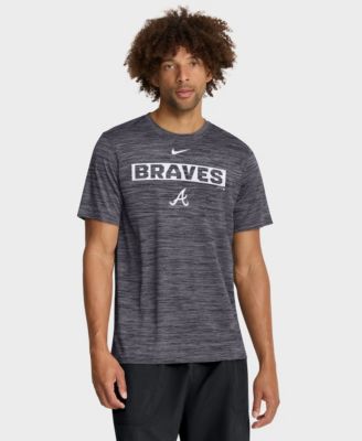 Men's Black Atlanta Braves Velocity Dri-FIT T-Shirt