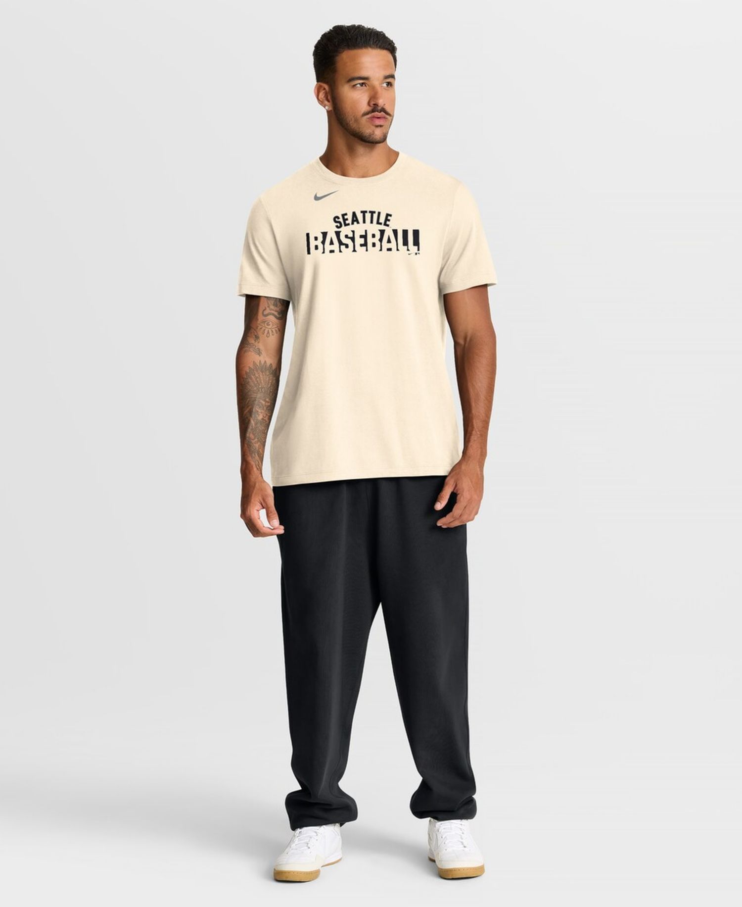 Men's Cream Seattle Mariners Alternate T-Shirt