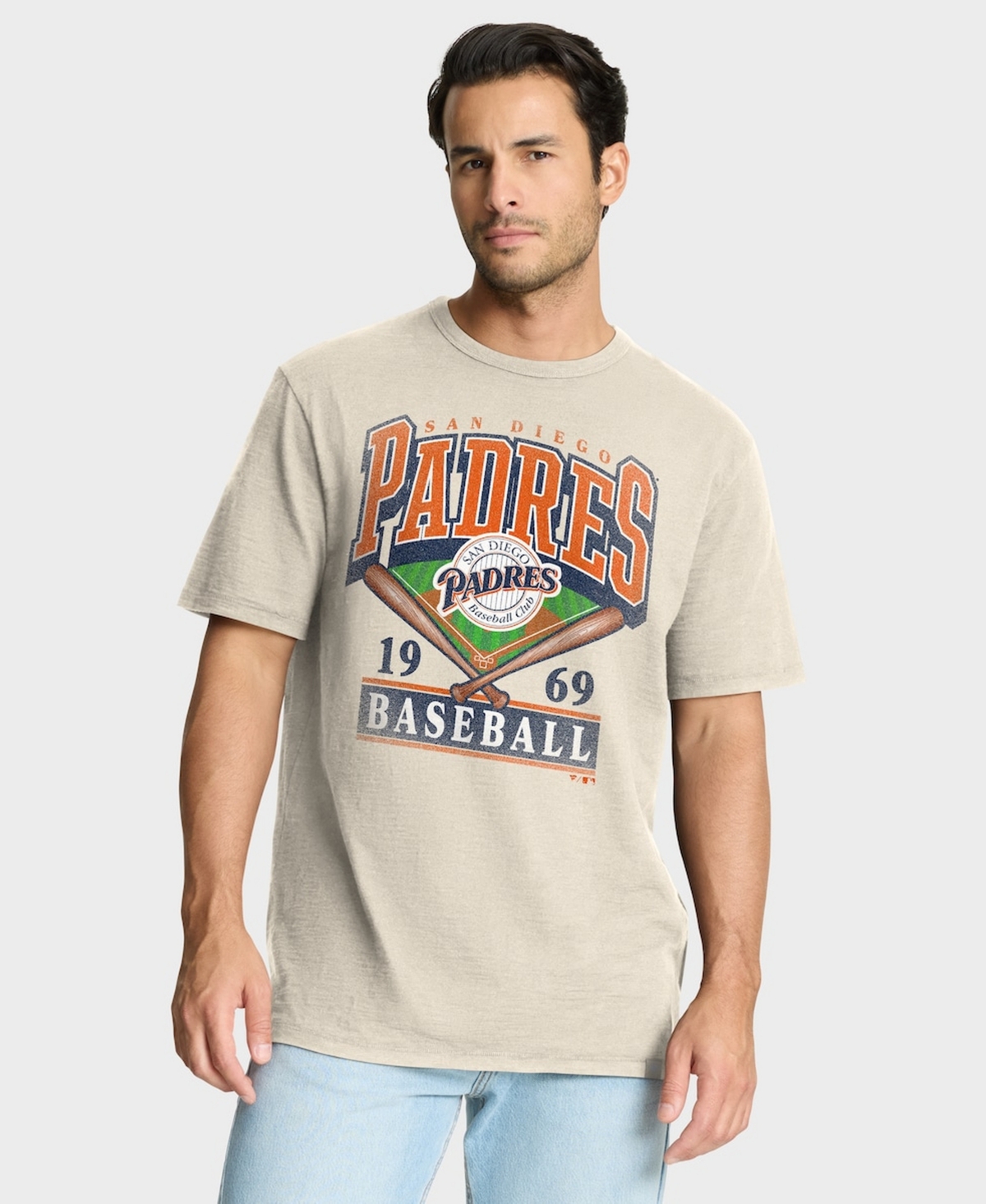 Fanatics Men's Tan San Diego Padres Stadium Slub T-Shirt