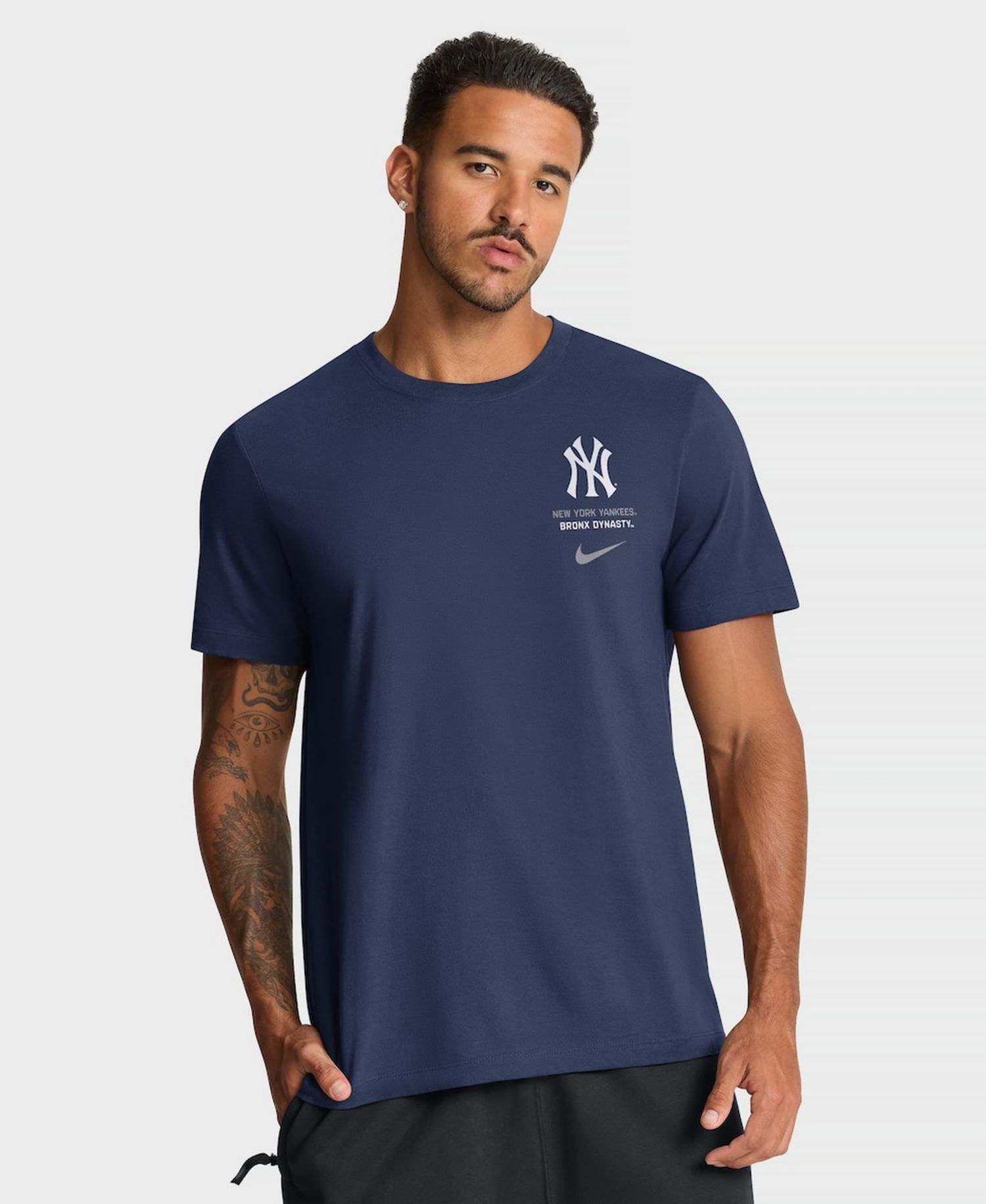 Men's Navy New York Yankees Primetime 2-Hit T-Shirt