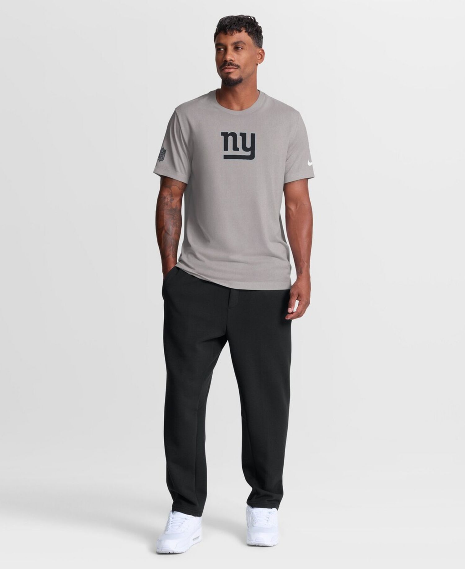 Men's Gray New York Giants Sideline Lead The Charge Legend Dri-FIT T-Shirt
