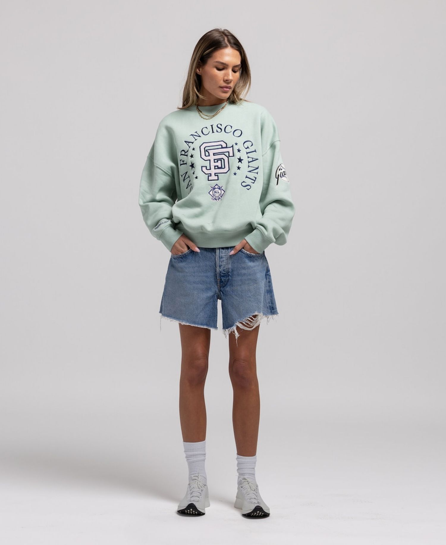 Women's Green San Francisco Giants Yacht Rock Sweatshirt