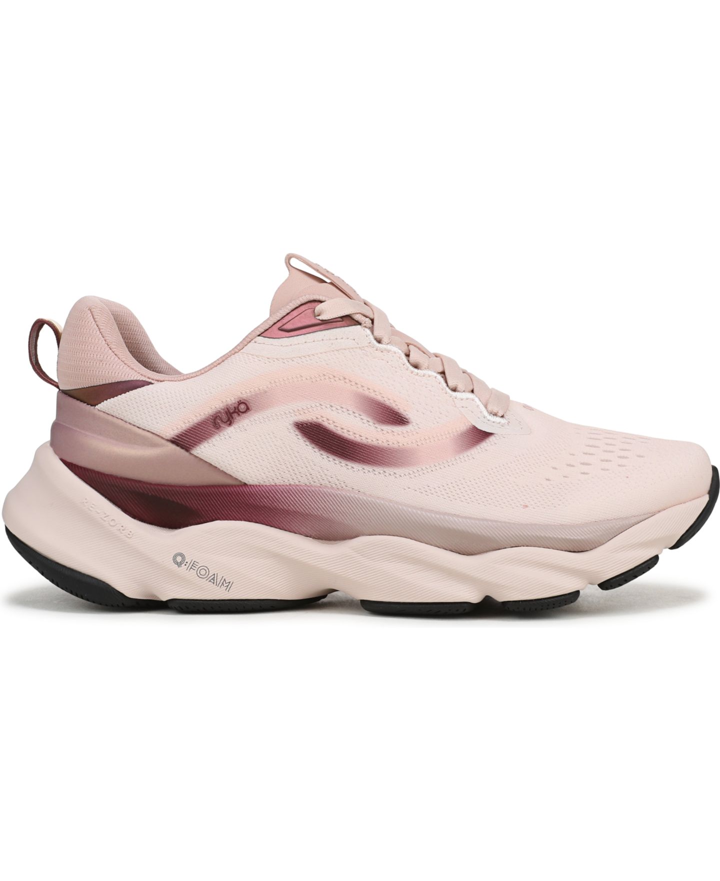 Женские кроссовки Ryka Premium Elevate LX Walking Lace-Up, цвет: Ракушечный розовый сетчатый — фото 2