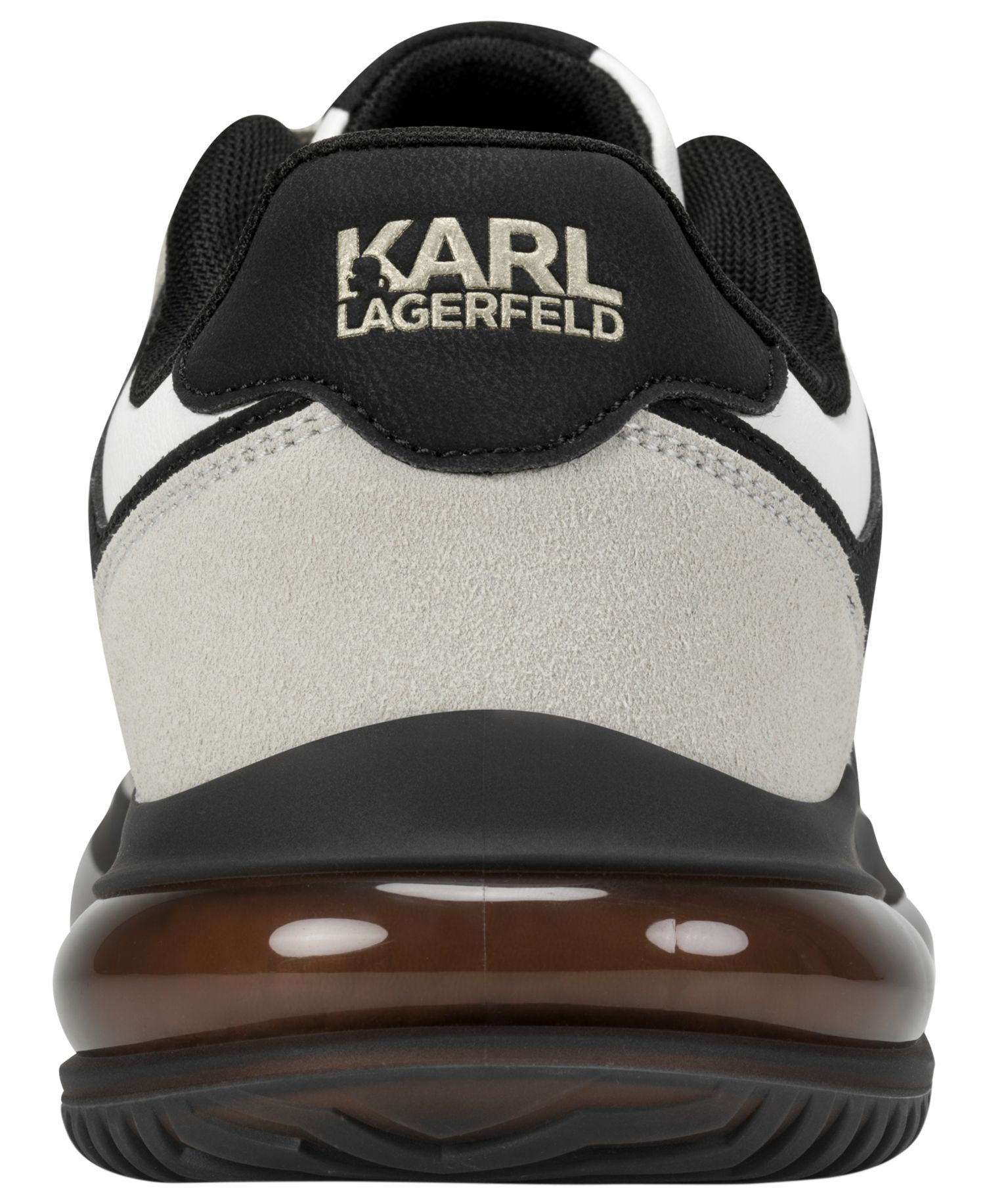 Karl Lagerfeld Men's Nadir Mixed-Media Lace-Up Runner Sneakers