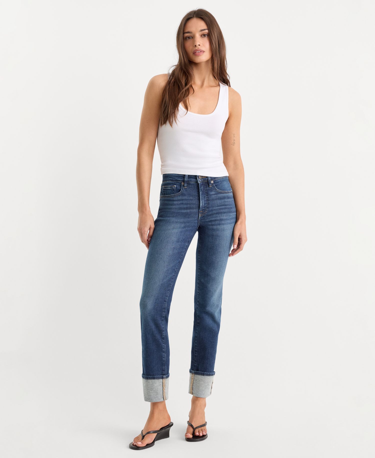 Women's Straight Mid-Rise Jeans