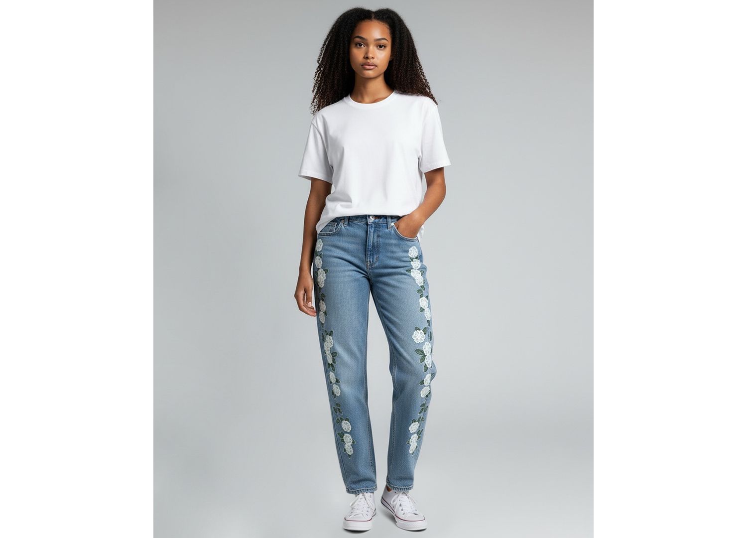 Women's High-Rise Straight-Leg Jeans