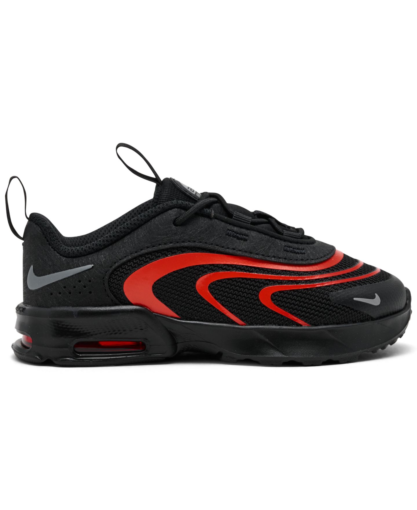 Детские кроссовки Nike Air Max Fire, Finish Line, цвет: Чёрный / Красный — фото 2