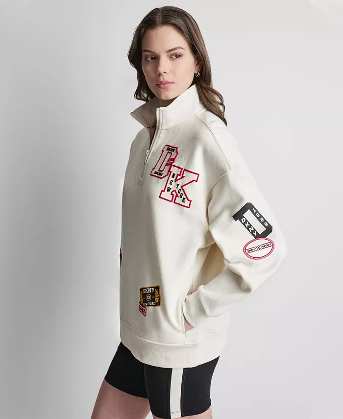 Women's Campus Patch Quarter-Zip Sweatshirt - thumbnail 3