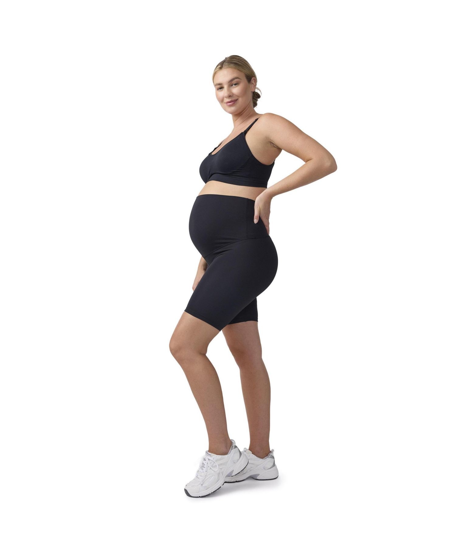Maternity Ingrid + Isabel Contour Bike Short Bundle 2-Pack