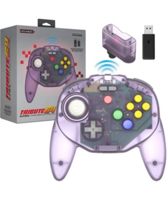 Tribute 64 Wireless Controller for Nintendo 64, Switch Online, PC, MacOS, RetroPie, Raspberry Pi and Other USB Devices