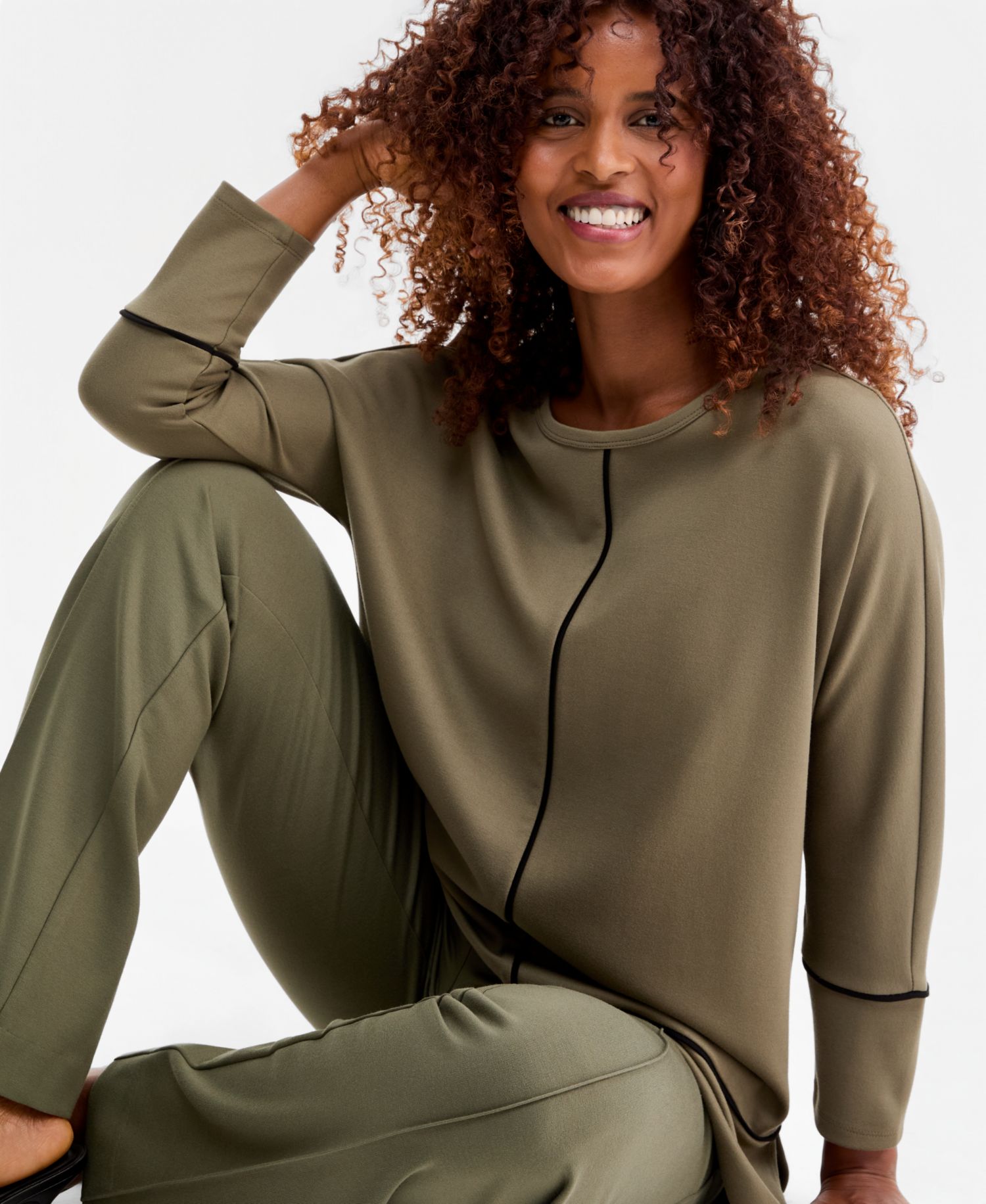 Women's Crewneck Tunic Top