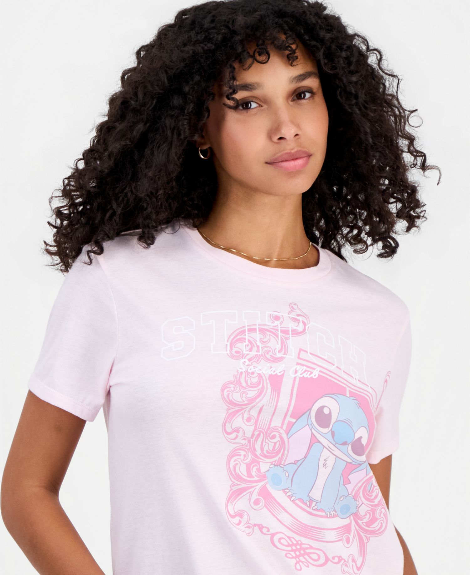 Juniors' Stitch Social Club Graphic Short-Sleeve T-Shirt