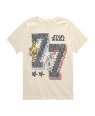Boys' 8-20 C-3PO and R2D2 Sporty Short-Sleeve Graphic T-Shirt