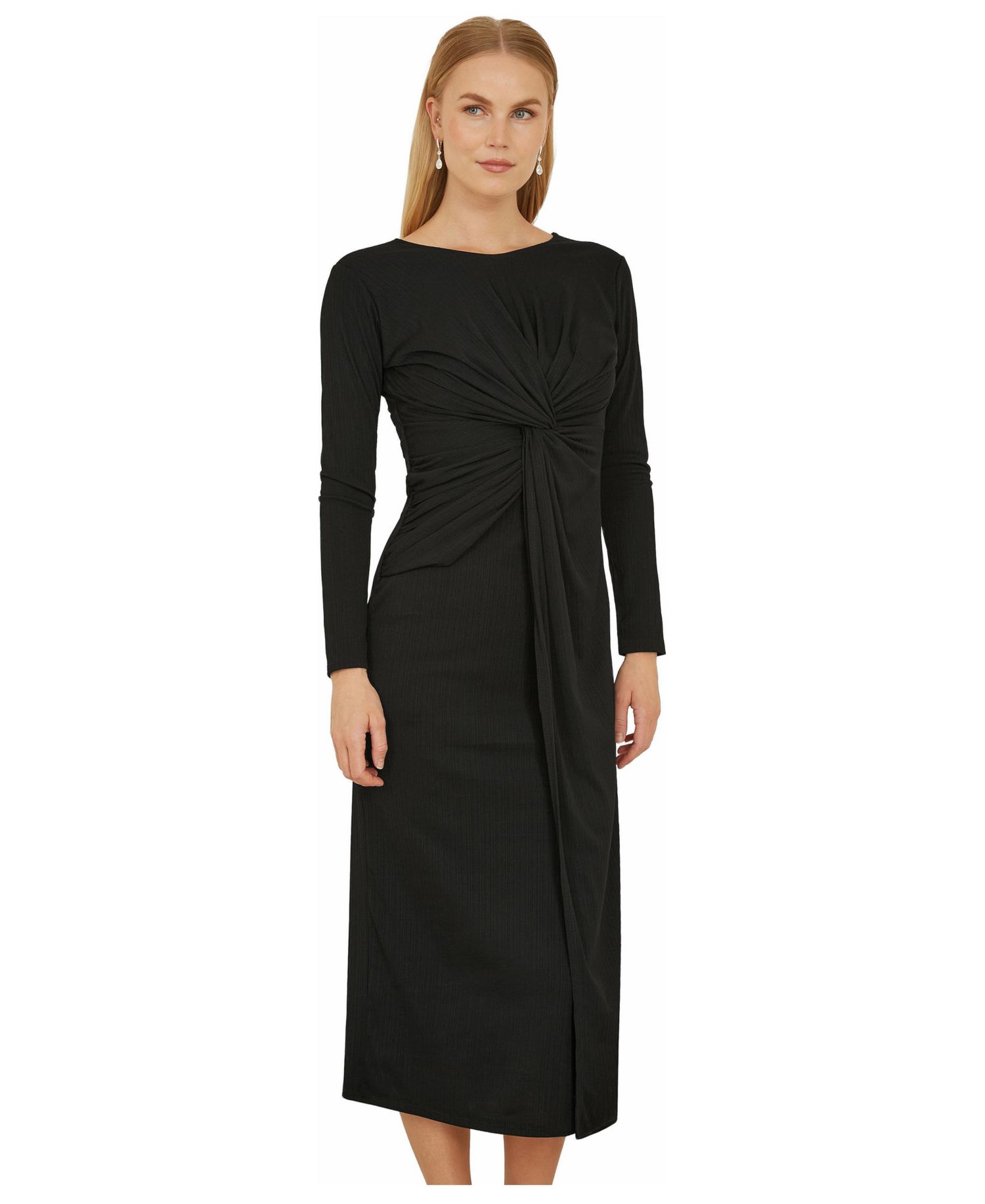 Women's Midi Fitted Stretch Dress