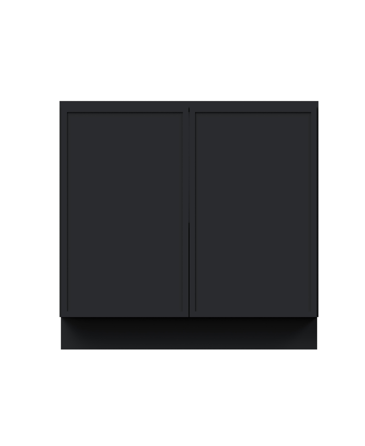Boyel Living 36 Inc Wide Full Height Door Base Cabinet, Ready to Assemble Kitchen Cabinet with Solid Wood Frame, Soft-Close Slides and Hinges