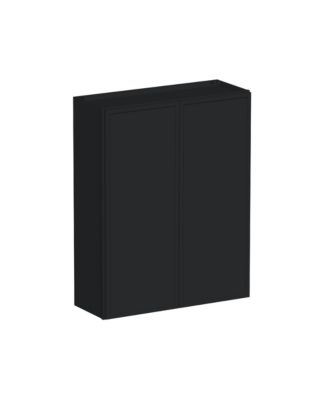 Standard Wall Cabinet 2 Door 3 Shelves, Ready to Assemble Kitchen Cabinet with Solid Wood Frame, Soft-Close Slides and Hinge