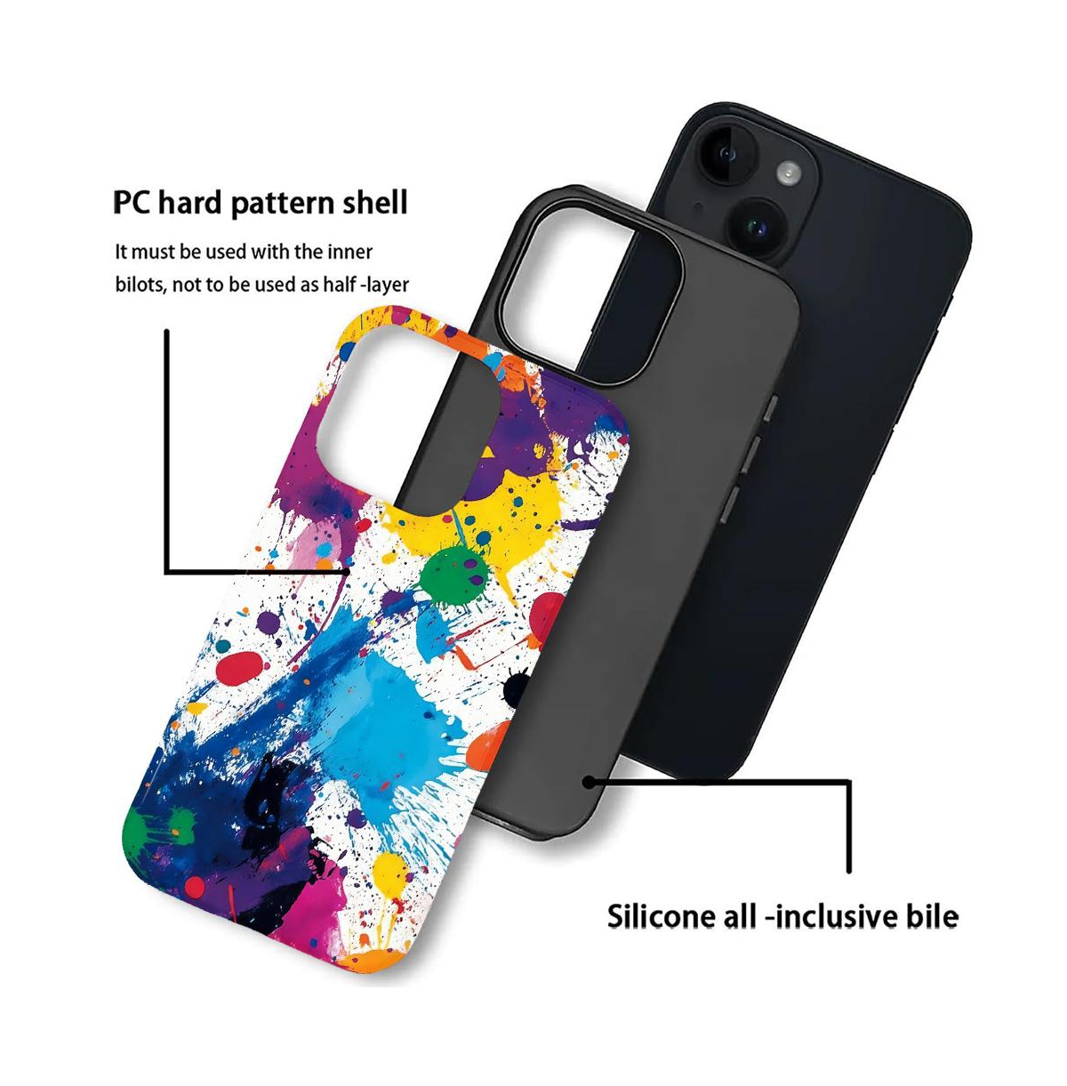 Gonez Case for iPhone Plus, 2-in-1 Dual-Layer Shockproof Protection