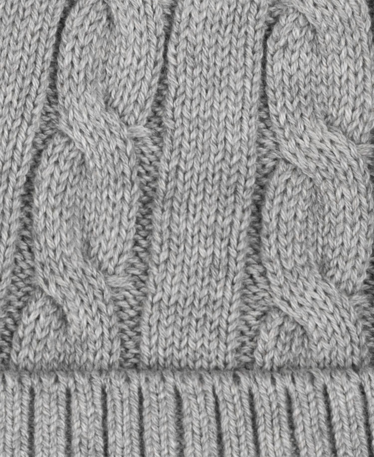 Men's Cashmere Cable Beanie Hat
