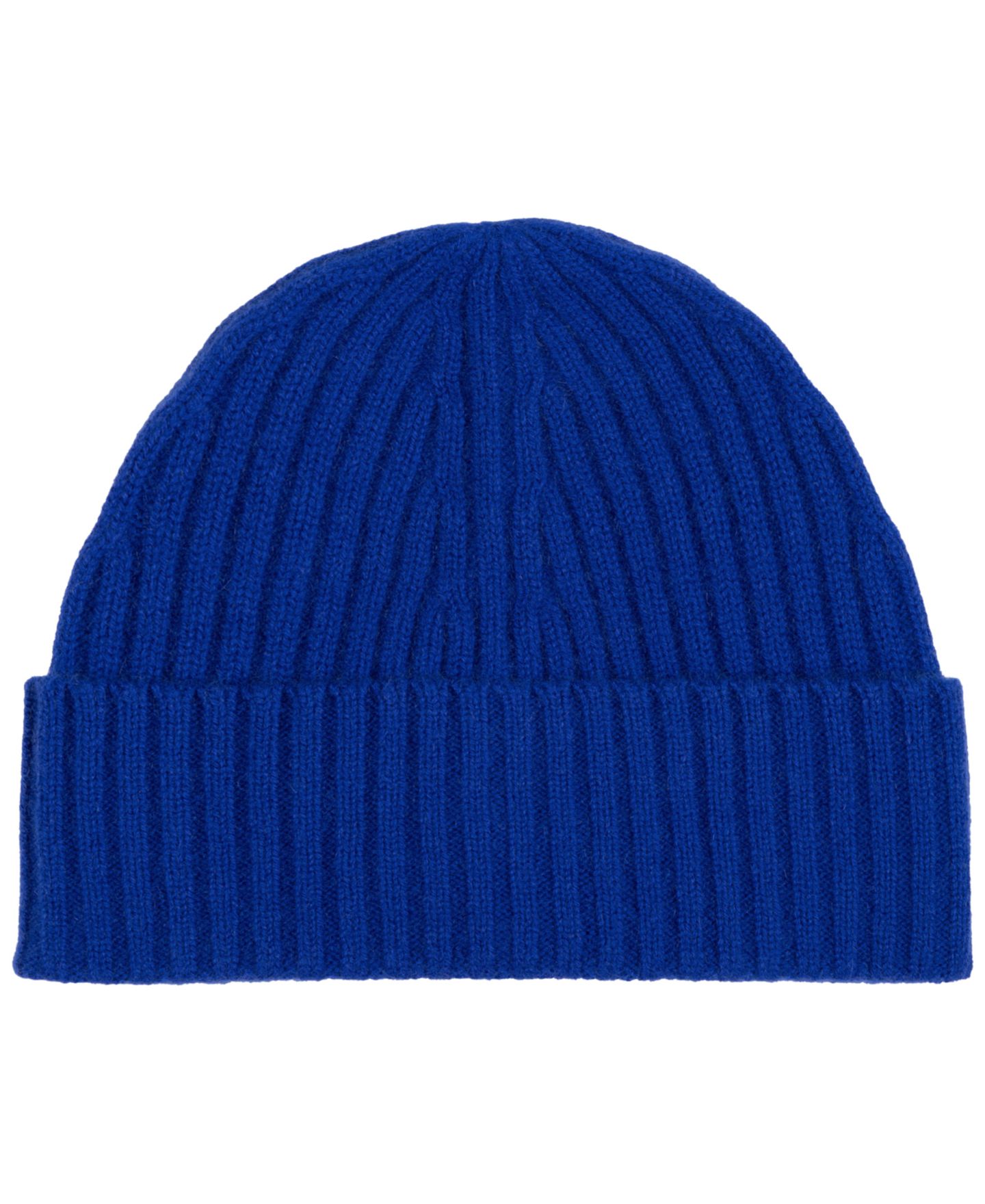 Мужская шапка Polo Ralph Lauren Cashmere Rib Beanie Hat, цвет: Королевский синий — фото 1