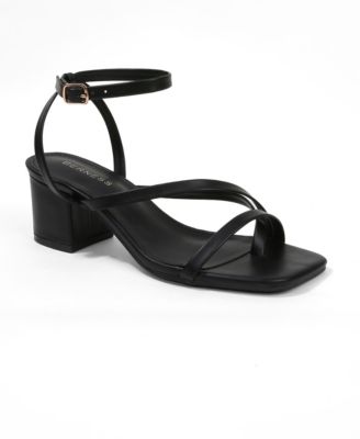 Women's Elara Minimal Thong Block Heel Sandals