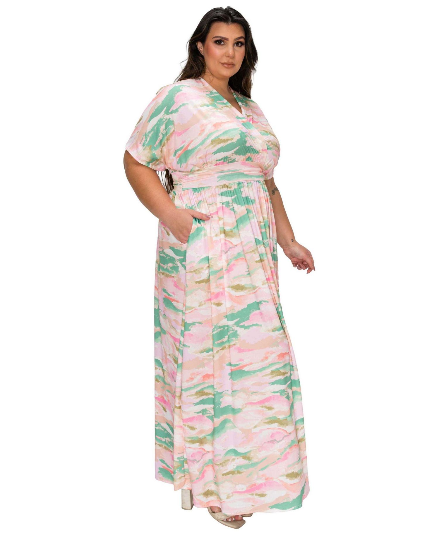 Women's Plus Size Reverie Empire Waist Dress
