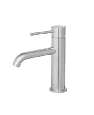 Brushed Nickel Bathroom Faucet Brushed Faucet for Bathroom Sink, Single Hole Bathroom Faucet Modern Single Handle Vanity Basin Faucet
