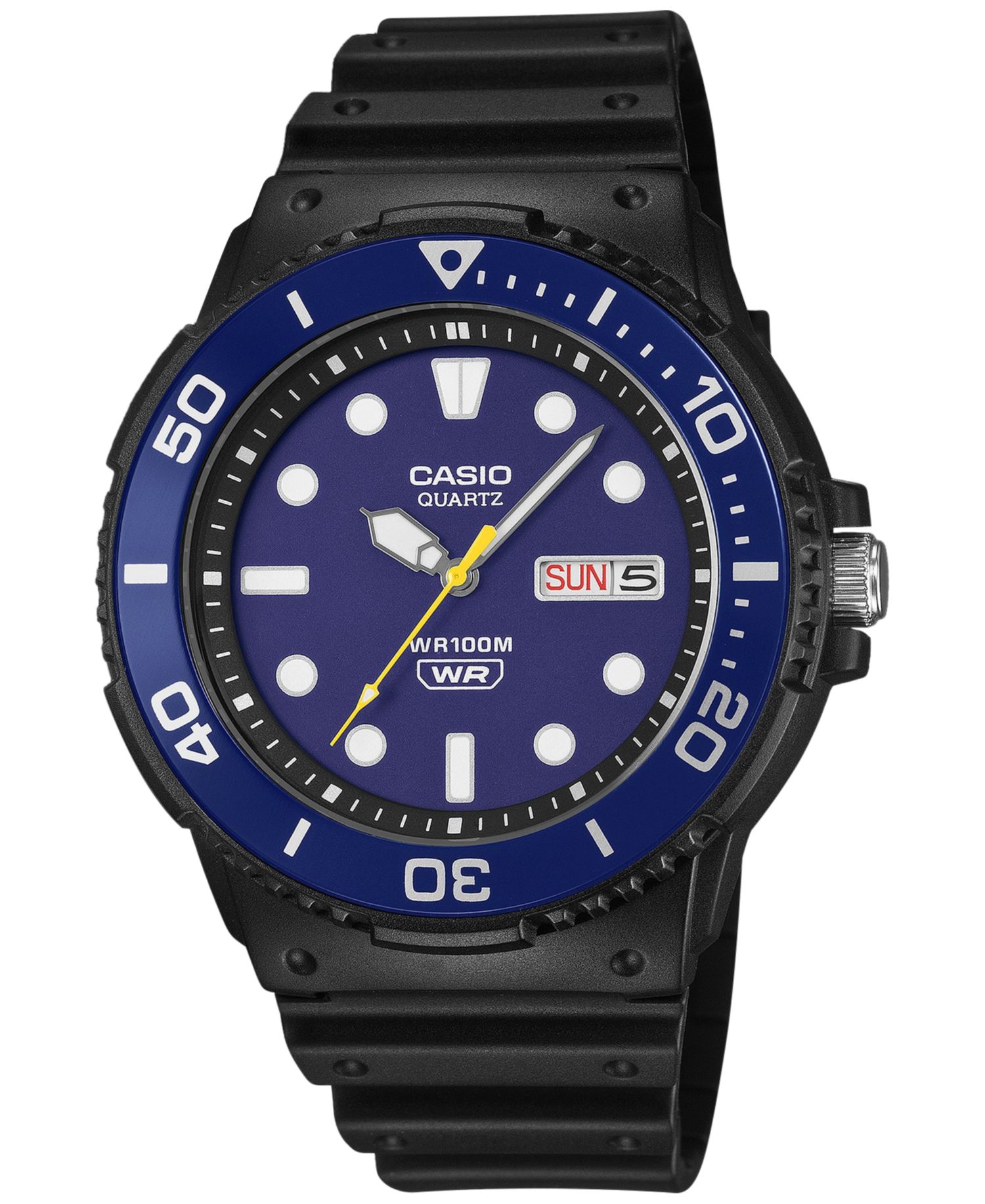 Men's Analog-Digital Plastic Watch, 44.6mm