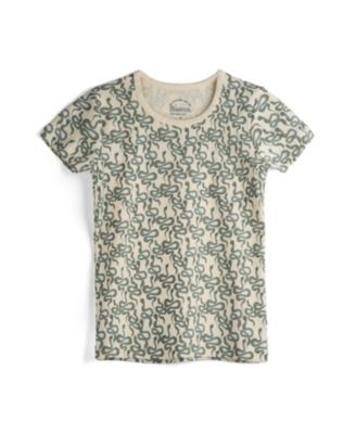 Toddler Girls Fair Trade Organic Cotton Ribbed Scoop Neck Tee